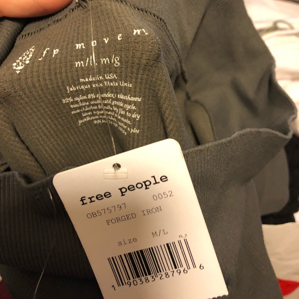 Free People Ryanne grey leggings NWT - Picture 8 of 8